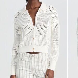 NWOT Frame Shrunken Crochet Cardigan S/P